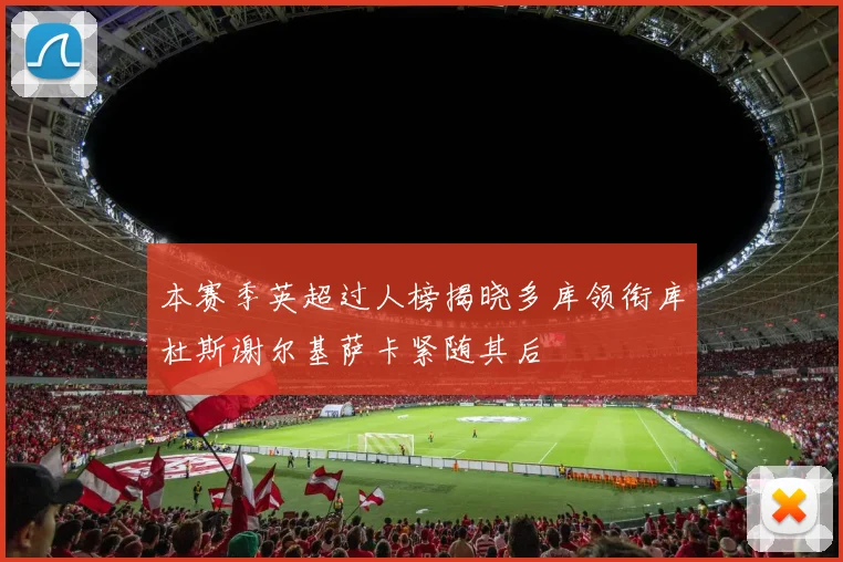 本赛季英超过人榜揭晓多库领衔库杜斯谢尔基萨卡紧随其后